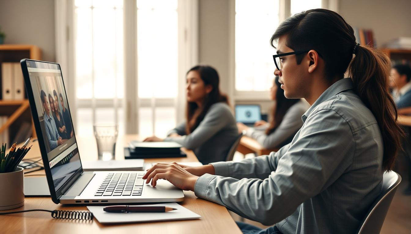 Modern university campus for students