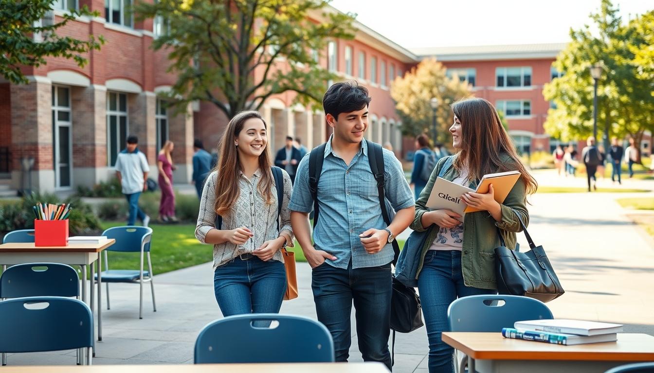 University campus and academic atmosphere in Lyon